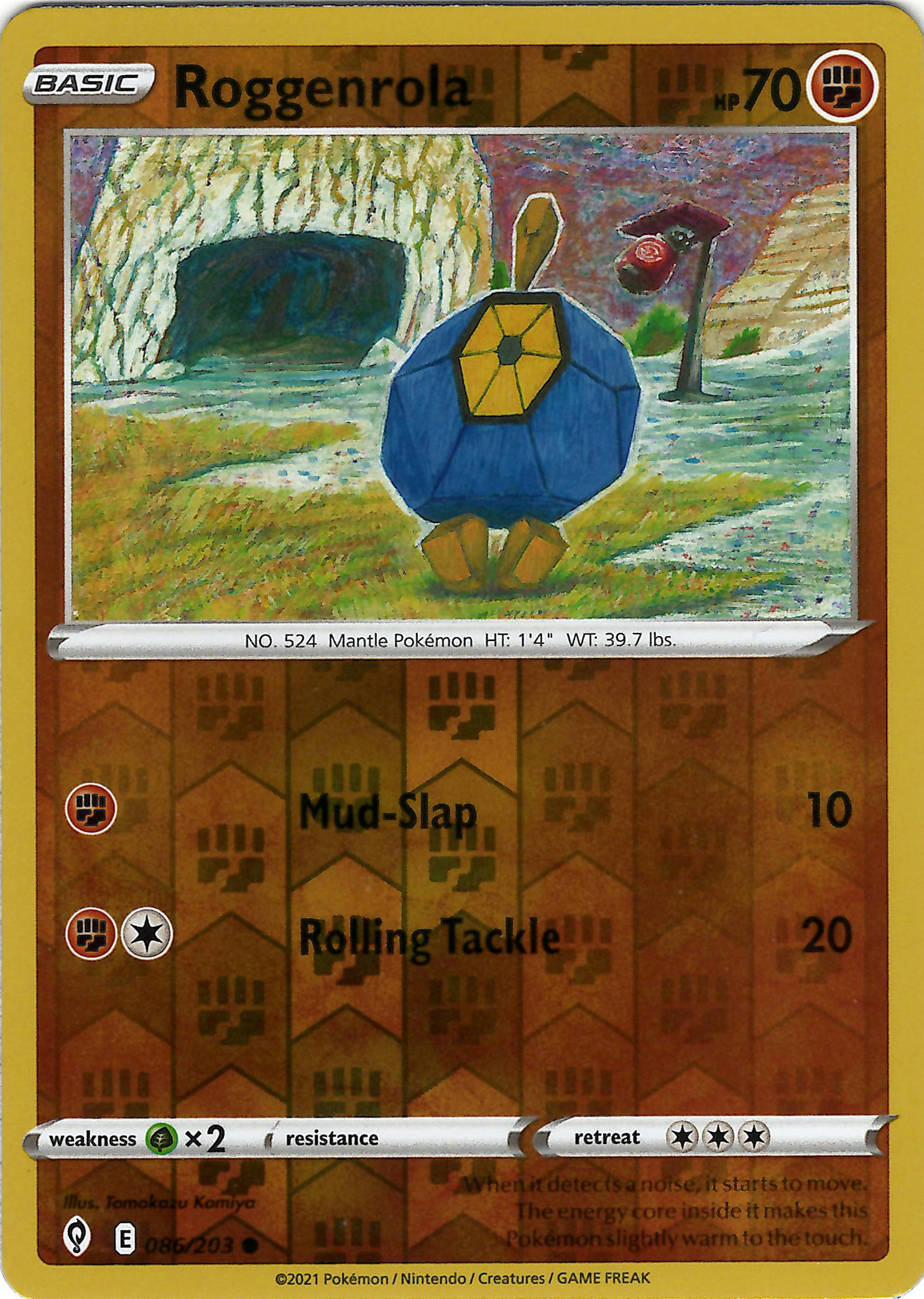 Roggenrola (Reverse Holo)