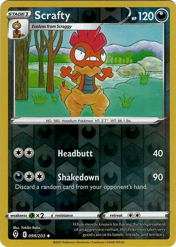 Scrafty (Reverse Holo)