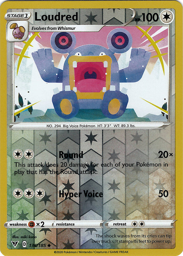 Loudred (Reverse Holo)