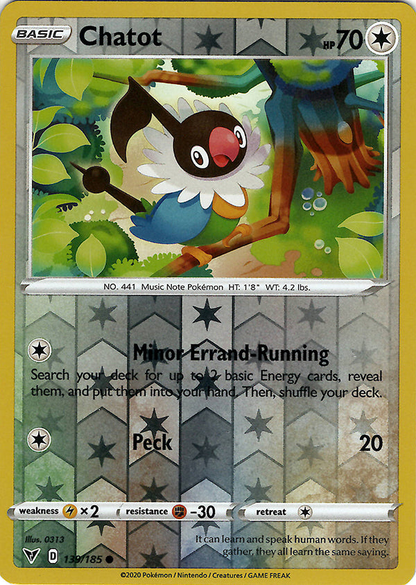 Chatot (Reverse Holo)