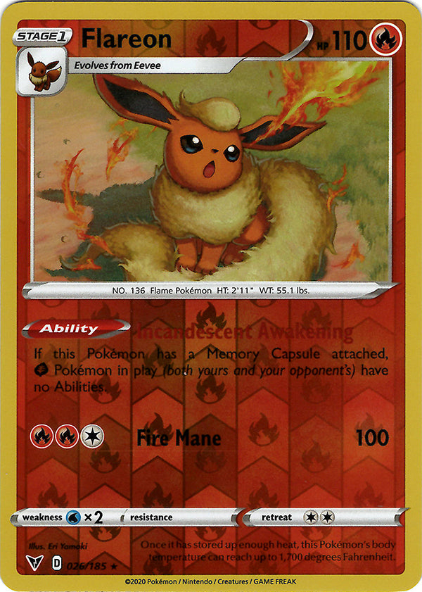 Flareon (Reverse Holo)