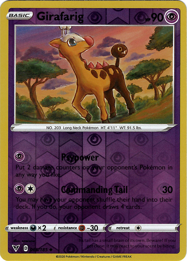 Girafarig (Reverse Holo)