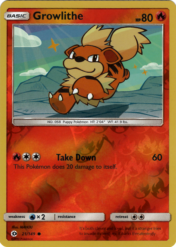 Growlithe (Reverse Holo)