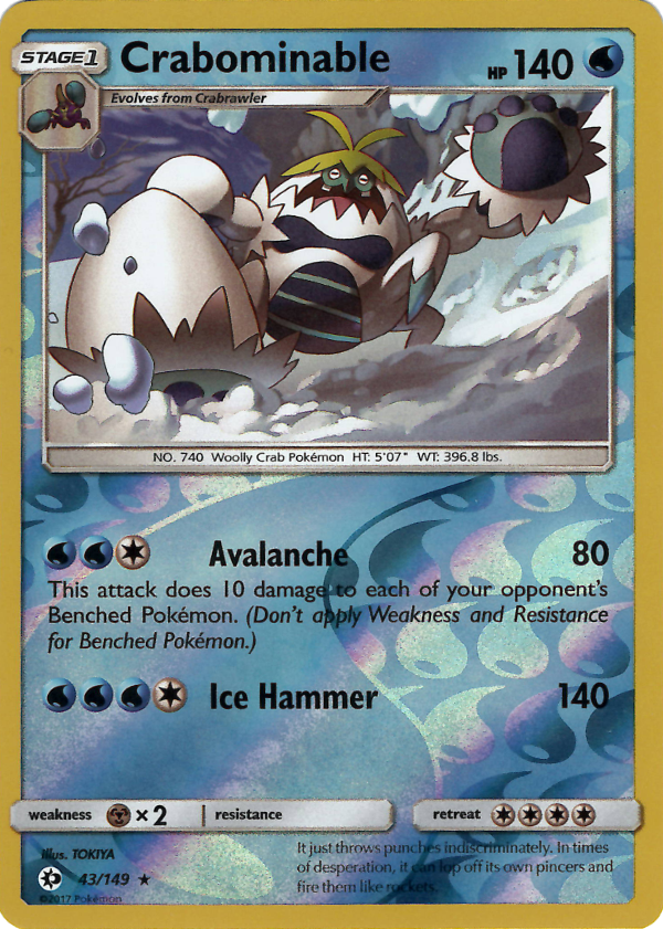 Crabominable (Reverse Holo)