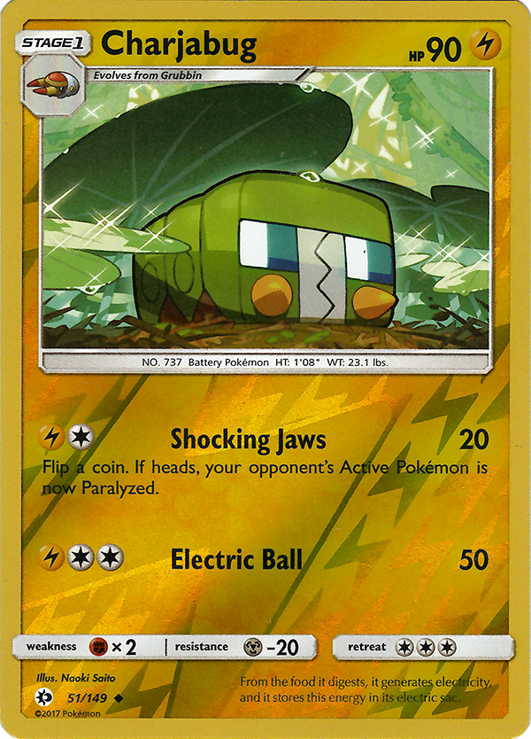 Charjabug (Reverse Holo)