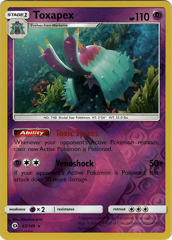 Toxapex (Reverse Holo)