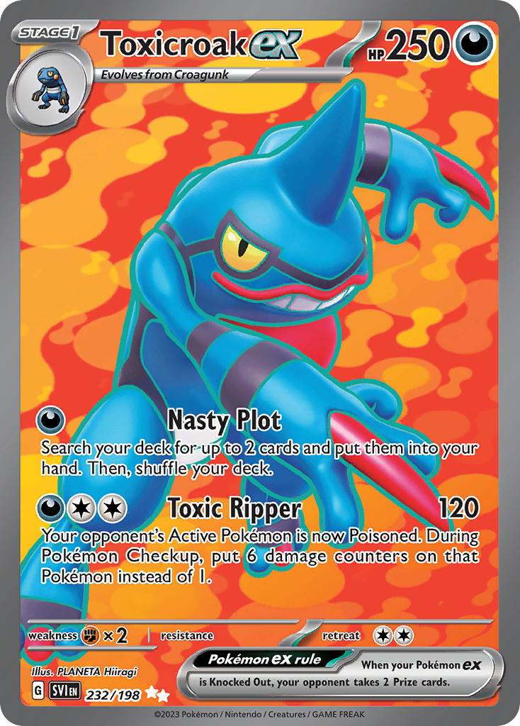 Toxicroak ex (Full Art Ultra Rare)
