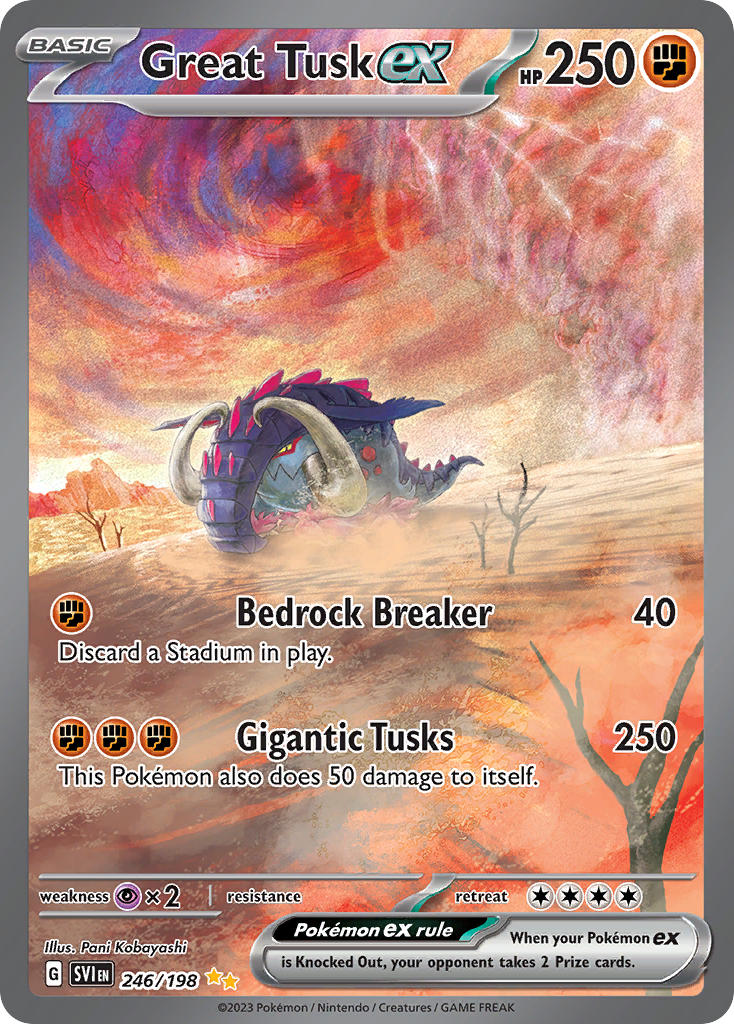 Great Tusk ex (Special Illustration Rare)