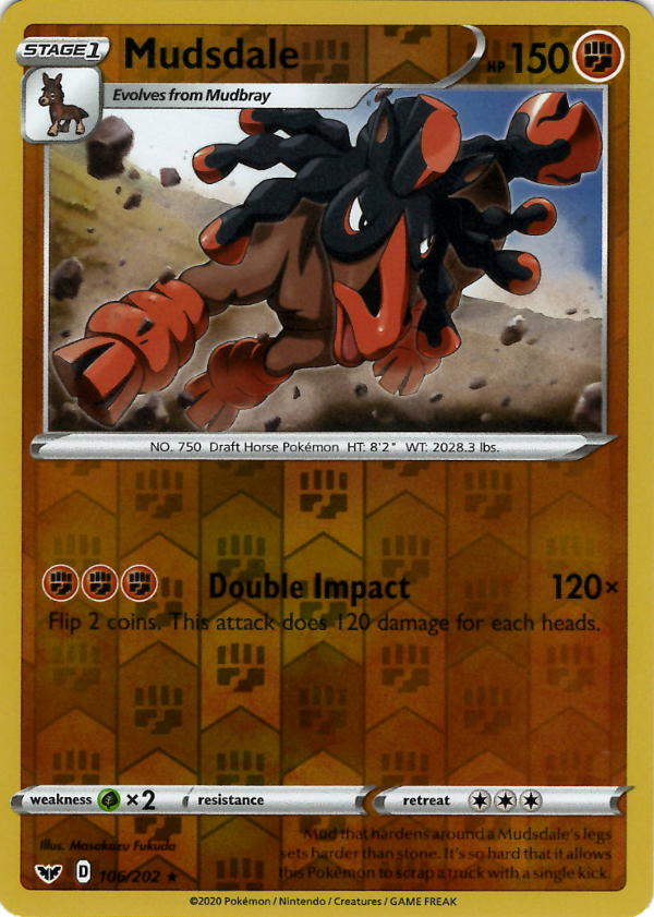Mudsdale (Reverse Holo)