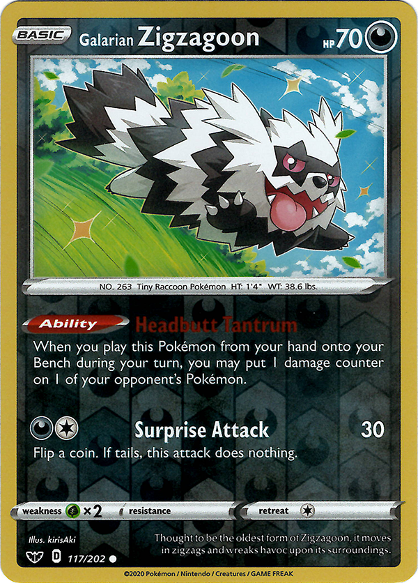Galarian Zigzagoon (Reverse Holo)
