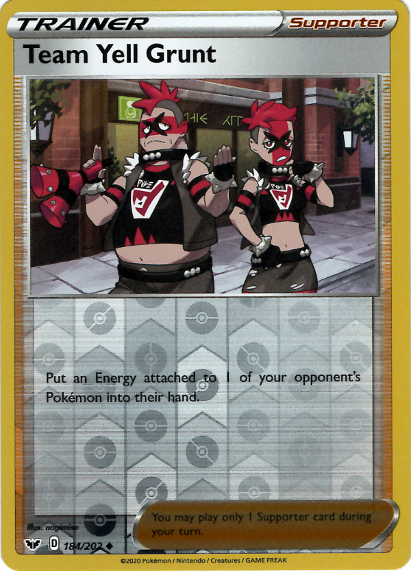 Team Yell Grunt (Reverse Holo)