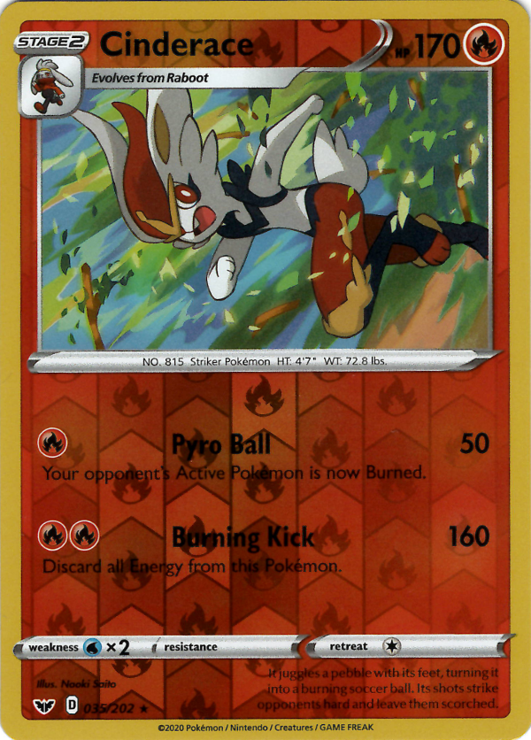 Cinderace (Reverse Holo)