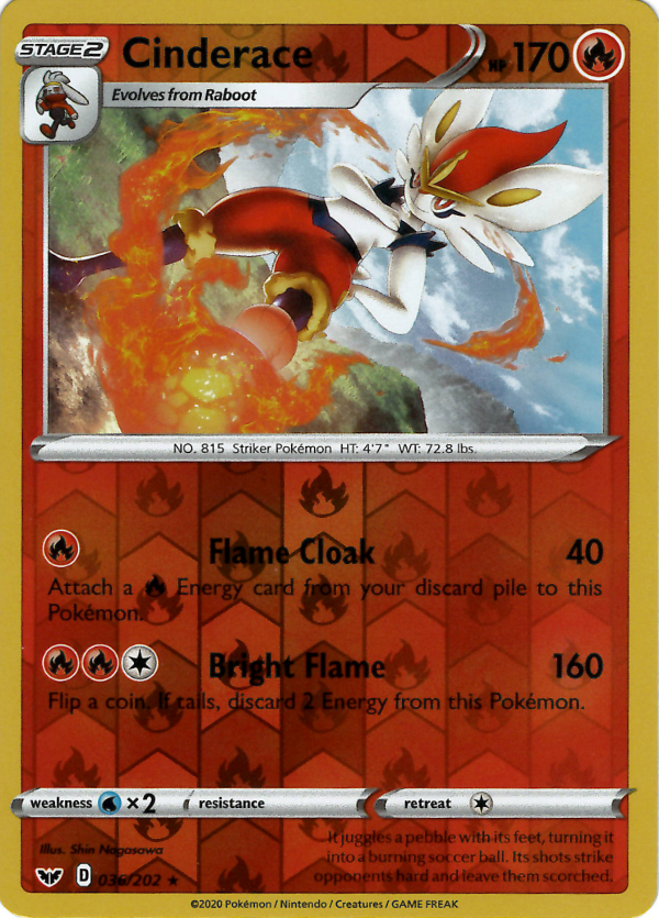 Cinderace (Reverse Holo)