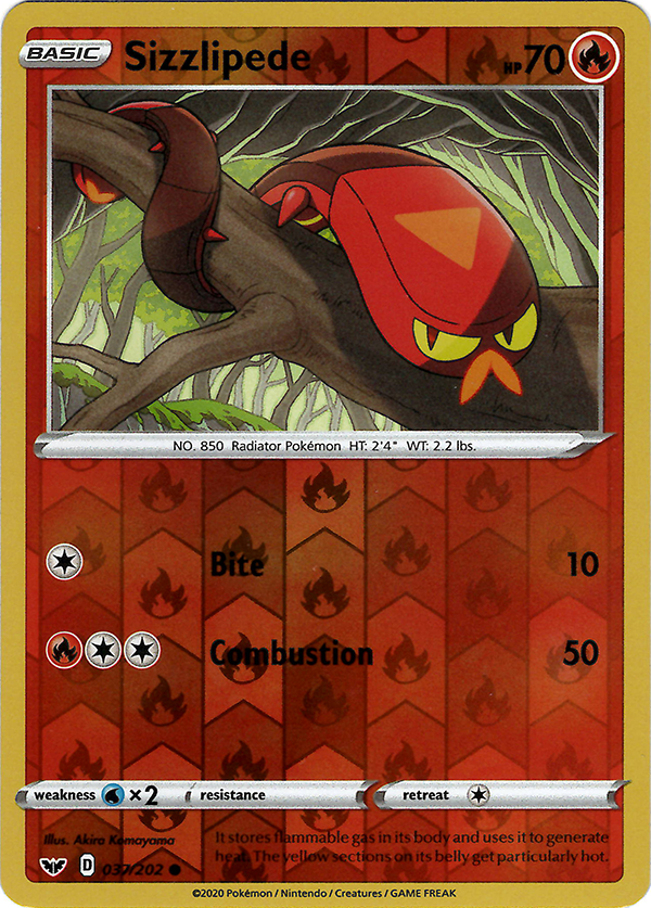 Sizzlipede (Reverse Holo)