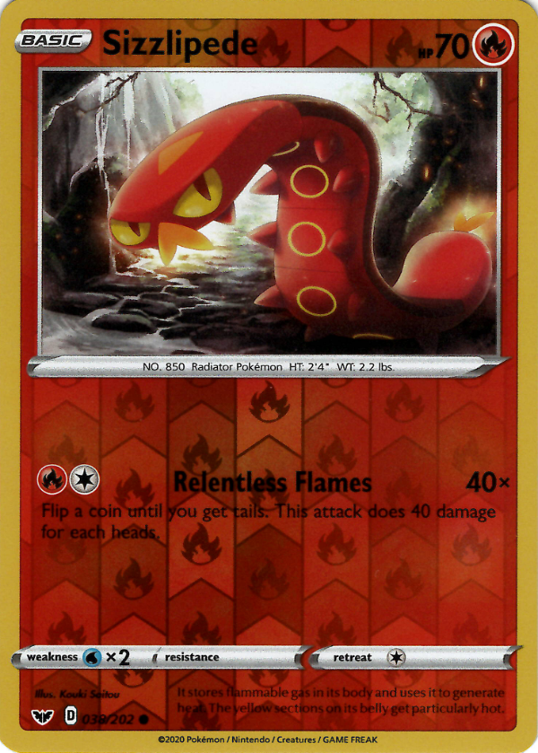 Sizzlipede (Reverse Holo)