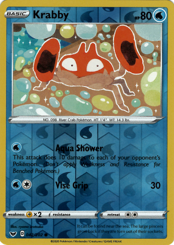 Krabby (Reverse Holo)
