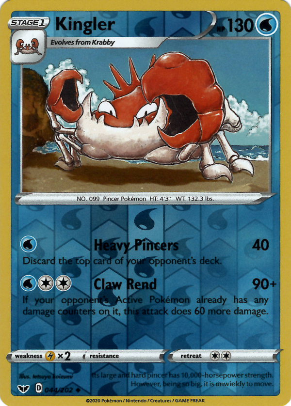 Kingler (Reverse Holo)