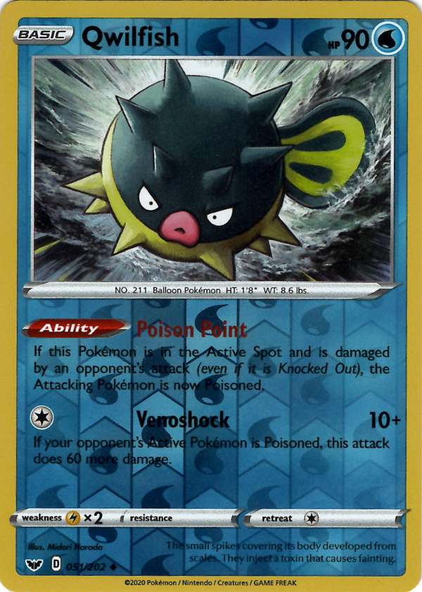 Qwilfish (Reverse Holo)