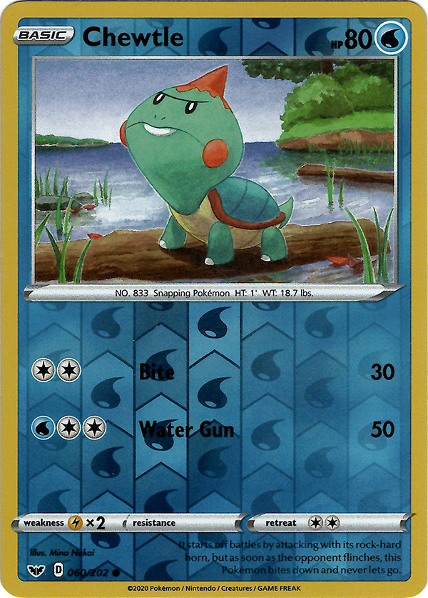 Chewtle (Reverse Holo)