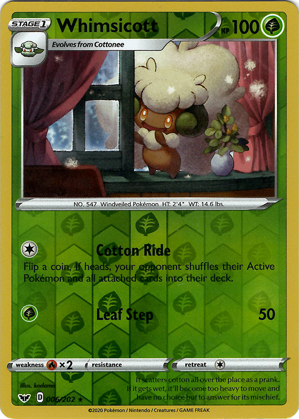Whimsicott (Reverse Holo)