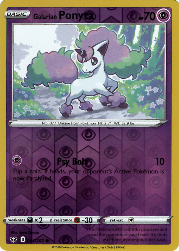 Galarian Ponyta (Reverse Holo)