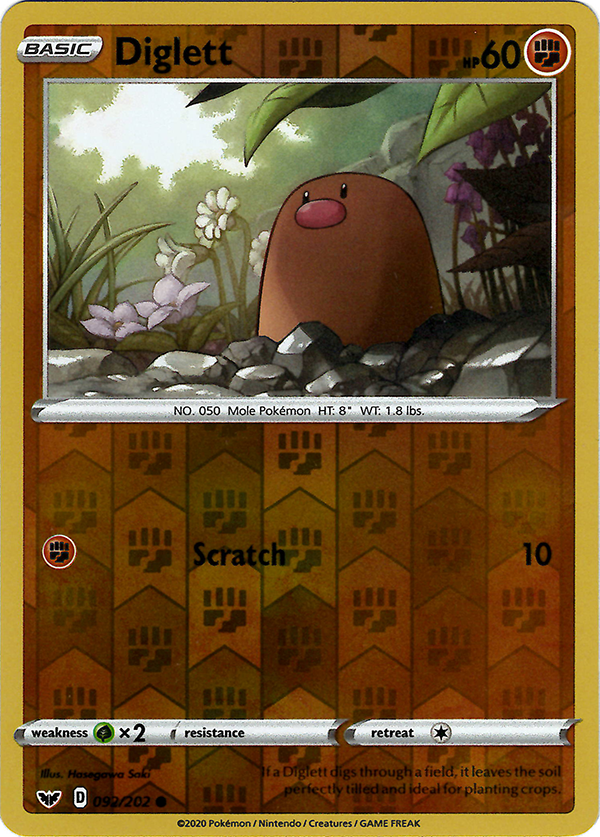 Diglett (Reverse Holo)