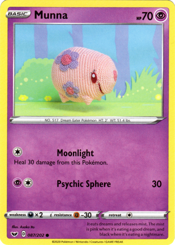 Munna Robi Pokemon TCG - Sword & Shield - Munna