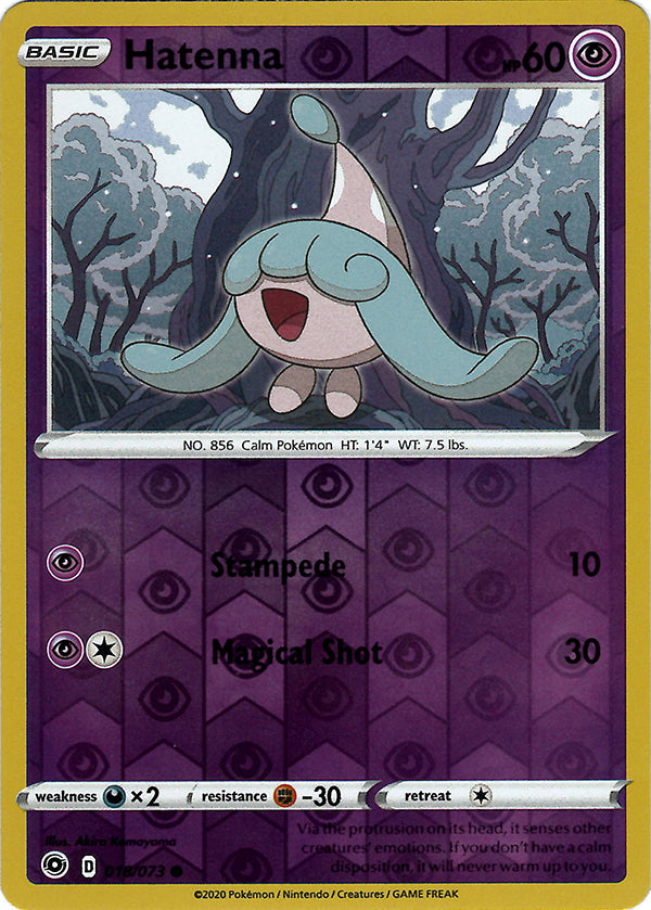 pokemon-tcg-Hatenna (Reverse Holo)