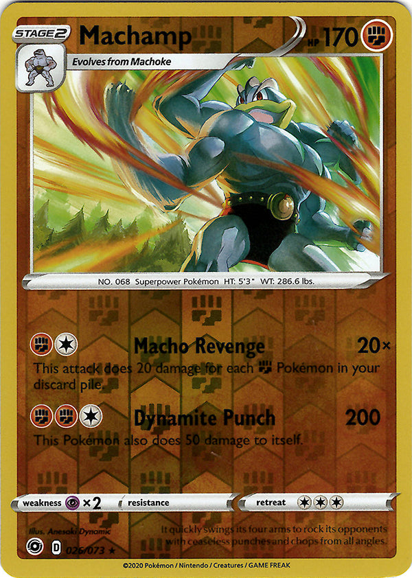 pokemon-tcg-Machamp (Reverse Holo)