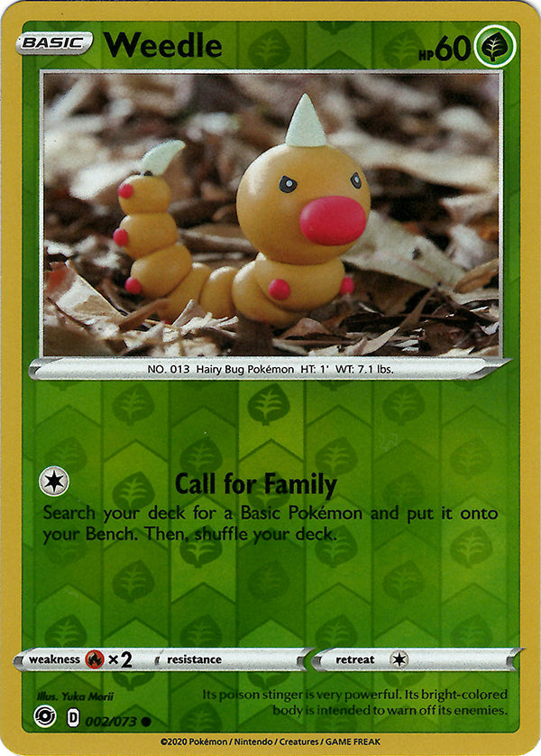 pokemon-tcg-Weedle (Reverse Holo)