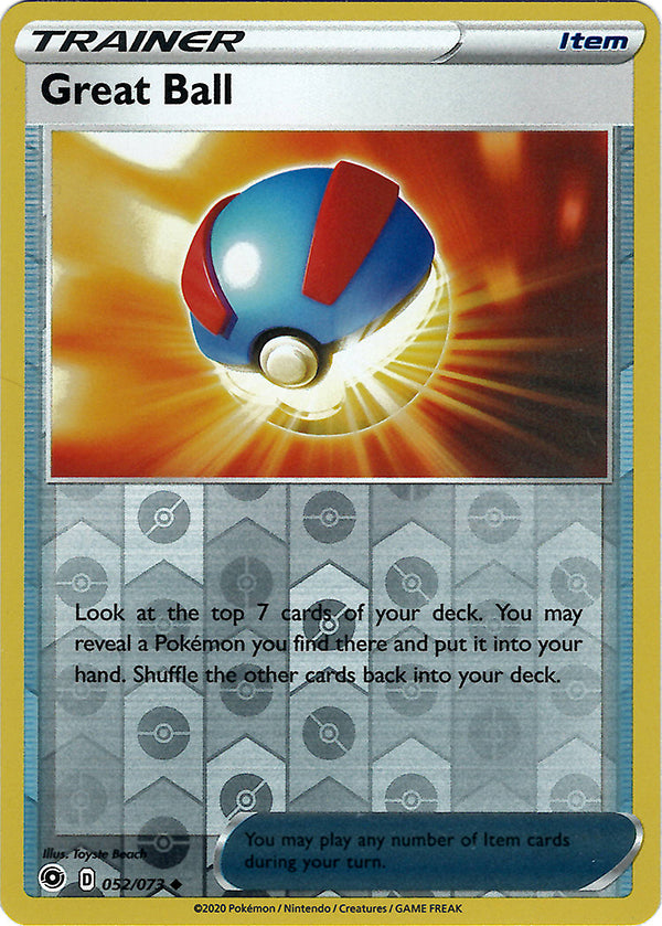 pokemon-tcg-Great Ball (Reverse Holo)