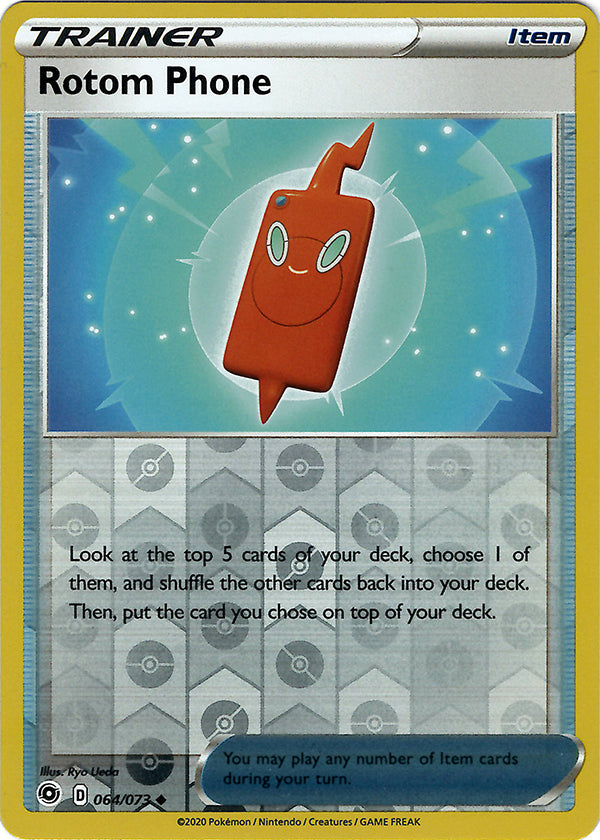 pokemon-tcg-Rotom Phone (Reverse Holo)