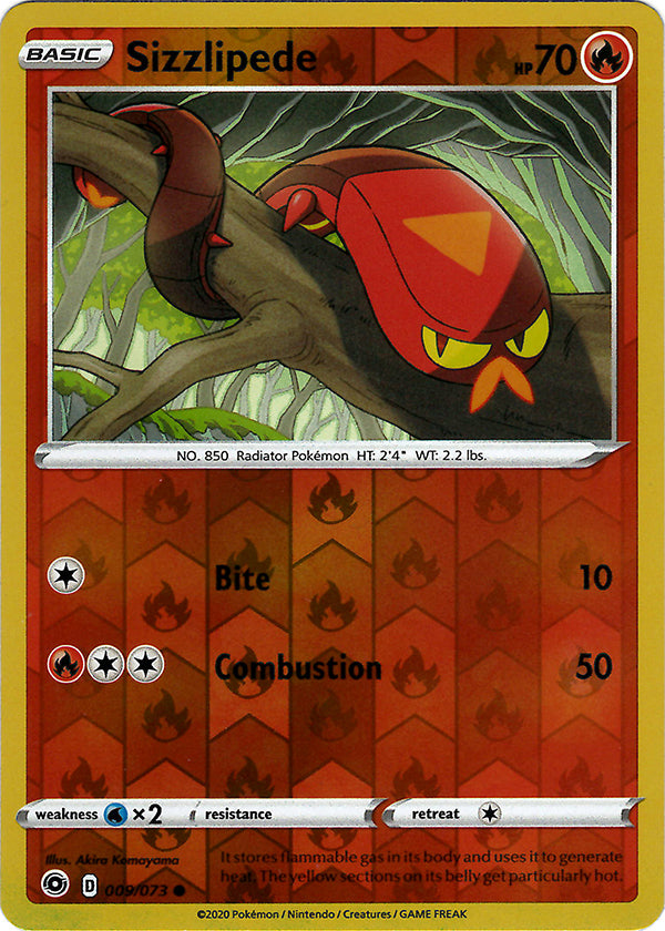 pokemon-tcg-Sizzlipede (Reverse Holo)