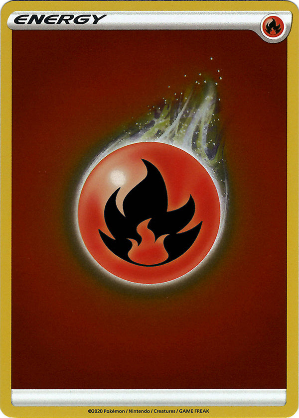 pokemon-tcg-Fire Energy (Reverse Holo)