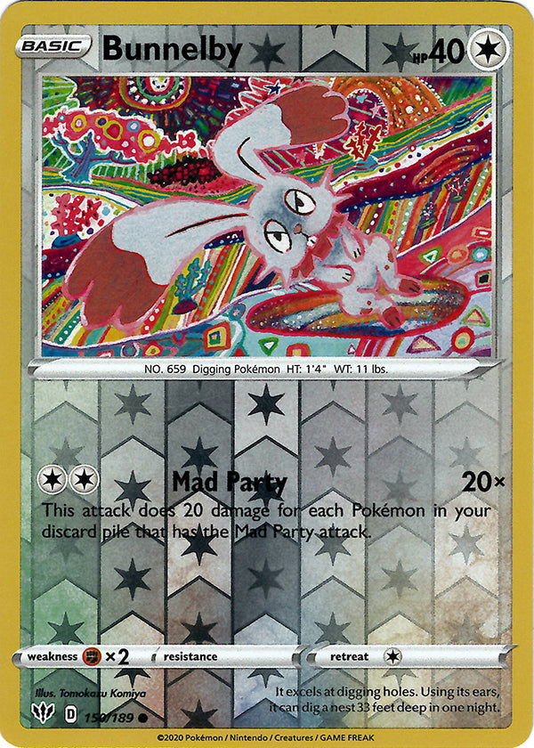 Bunnelby (Reverse Holo)