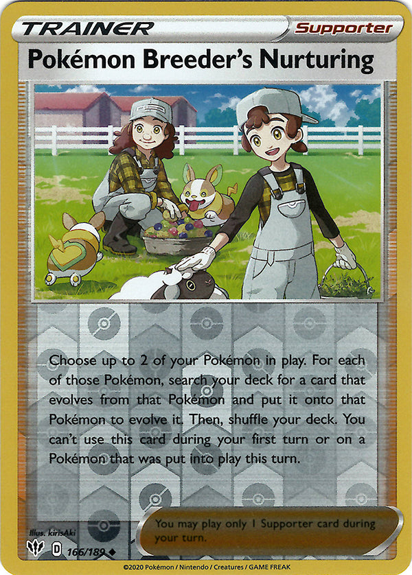 Pokemon Breeder's Nurturing (Reverse Holo)