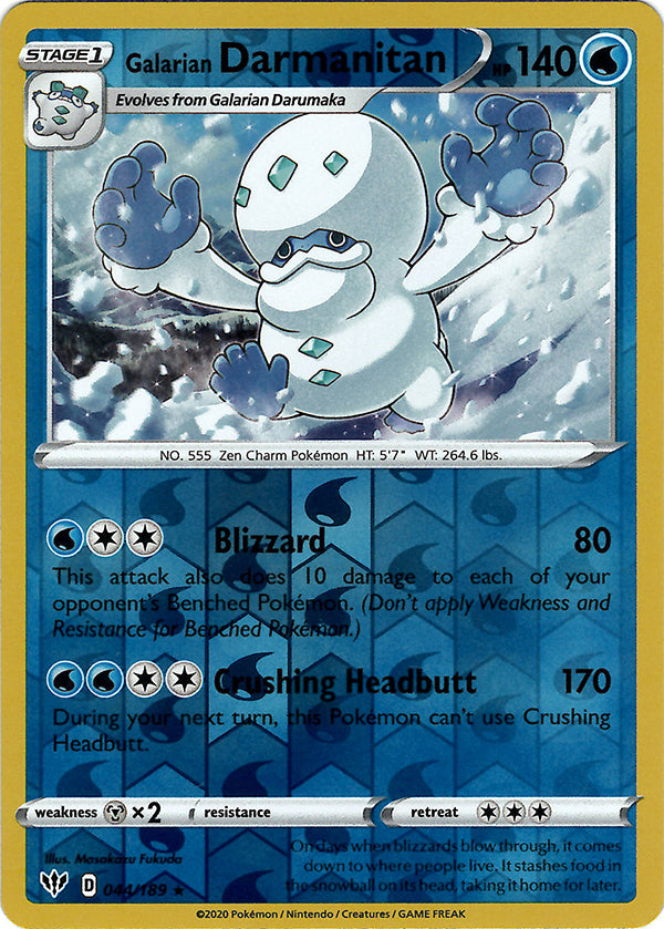 Galarian Darmanitan (44) (Reverse Holo)