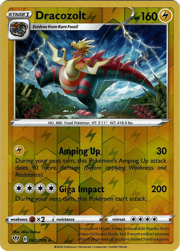 Dracozolt (Reverse Holo)