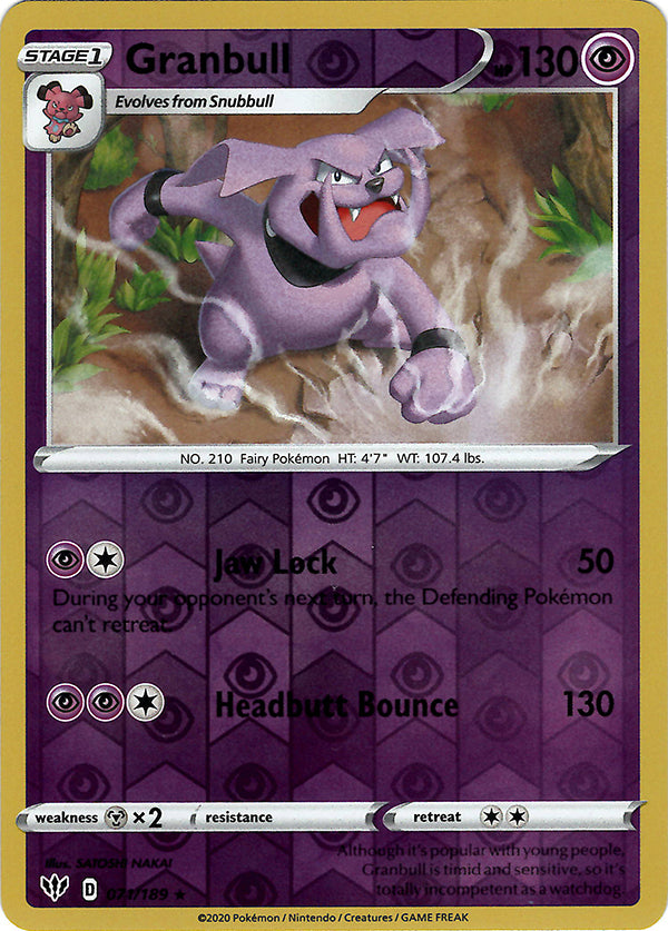 Granbull (Reverse Holo)