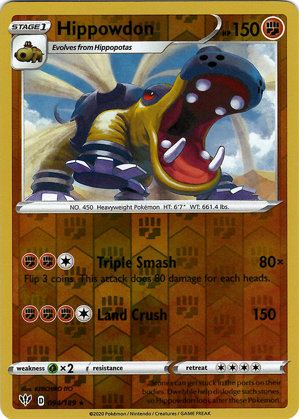 Hippowdon (Reverse Holo)
