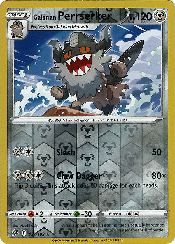 Galarian Perrserker (Reverse Holo)