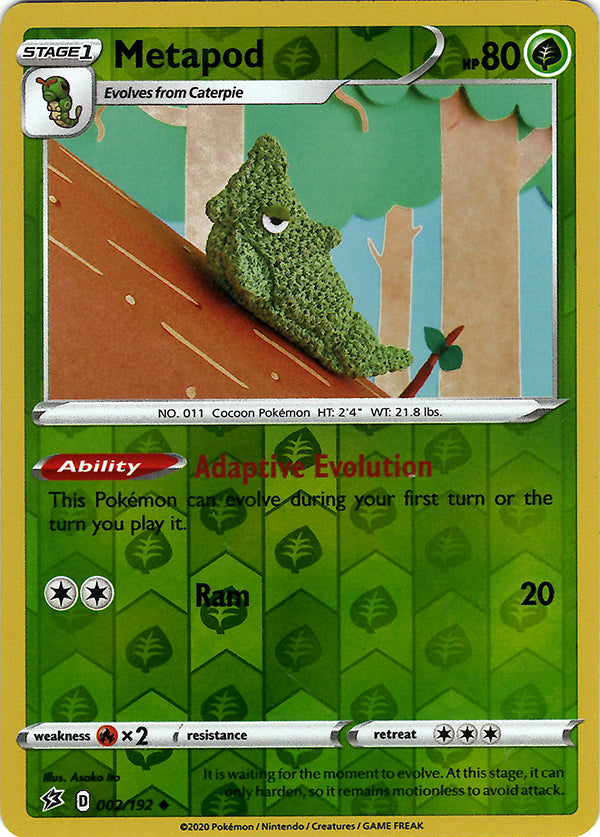 Metapod (Reverse Holo)