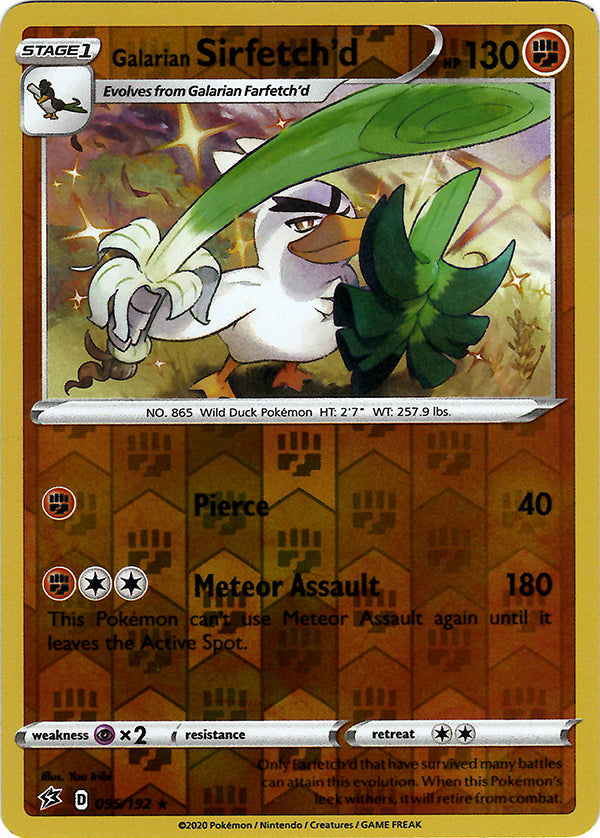 Galarian Sirfetch'd (Reverse Holo)