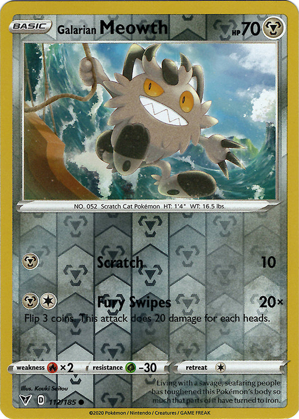Galarian Meowth (Reverse Holo)