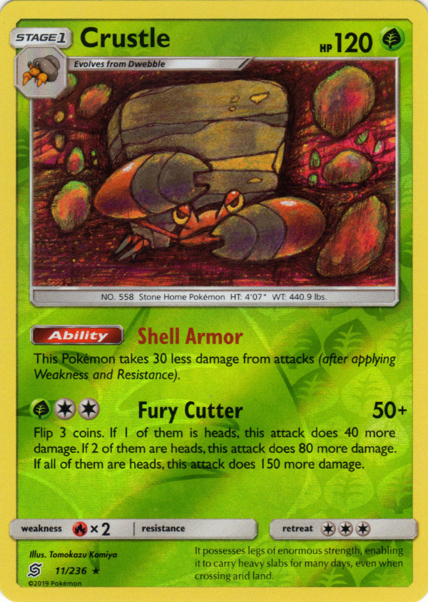 Crustle (Reverse Holo)