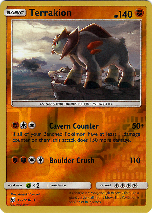 Terrakion (Reverse Holo)