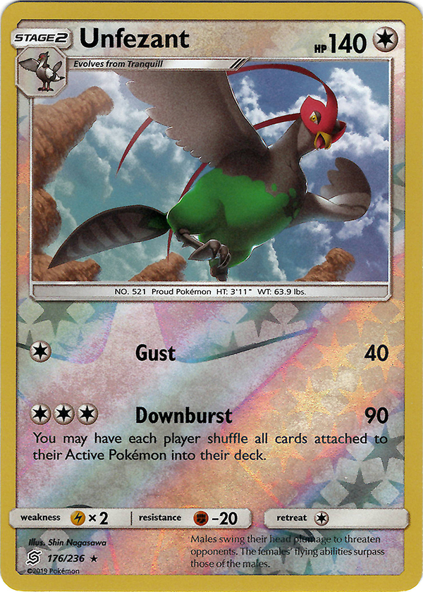 Unfezant (Reverse Holo)