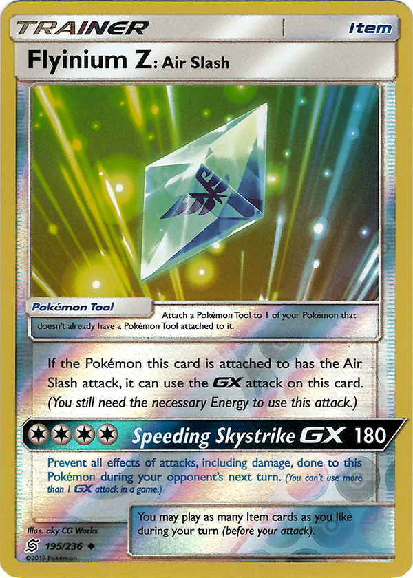 Flyinium Z: Air Slash (Reverse Holo)