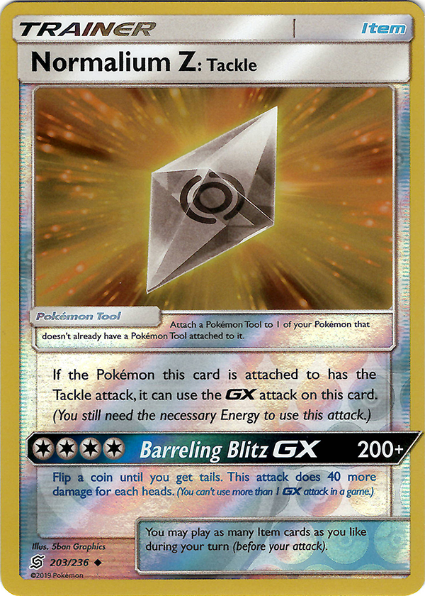 Normalium Z: Tackle (Reverse Holo)