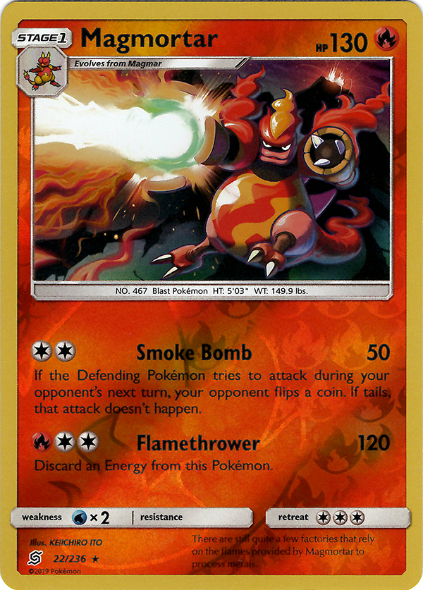 Magmortar (Reverse Holo)